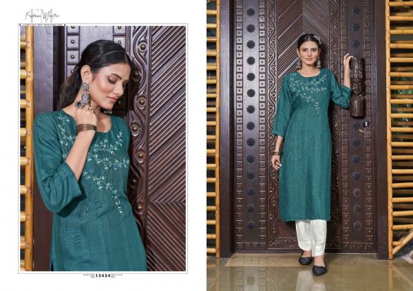 Kalaroop Veyron Fancy Wear Rayon designer Kurti Collection